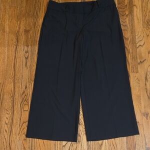 Lane Bryant Classic Black Wide-Leg Pants